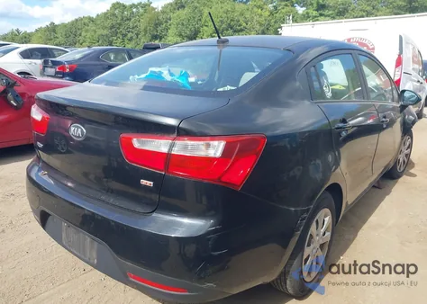 2015 Kia Rio Lx из США, поврежденный, VIN KNADM4A36F6443147